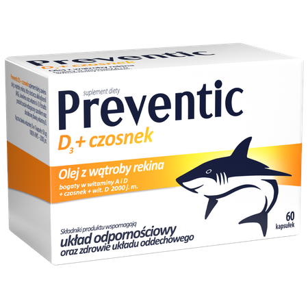  Preventic D3 Supports Capsules Immune System 60 kaps