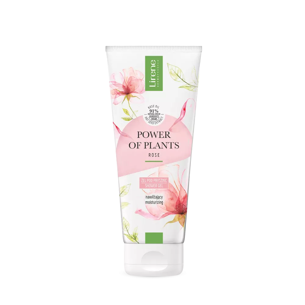 Lirene Power Of Plantis Nawilżający Żel pod Prysznic Róża 200ml
