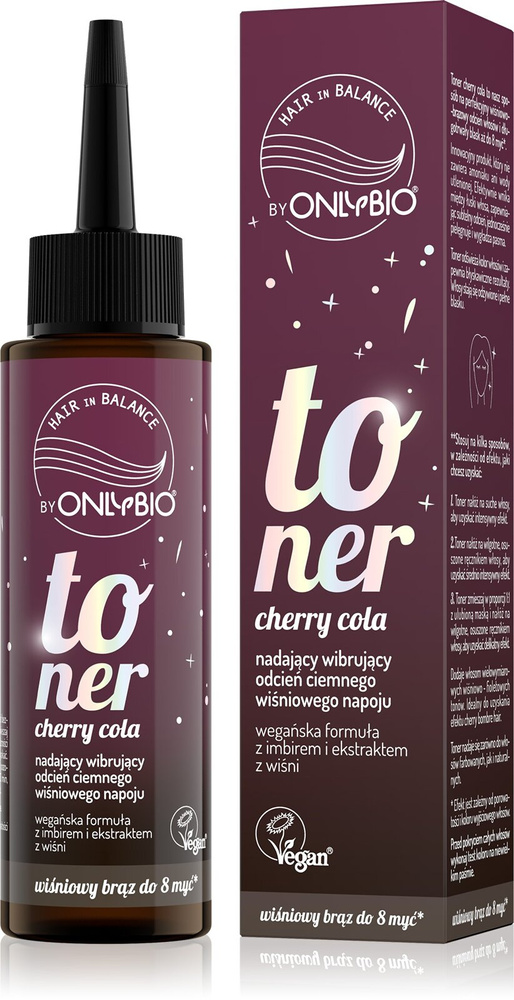 OnlyBio Hair in Balance Toner Koloryzujący Cherry-Cola 100ml