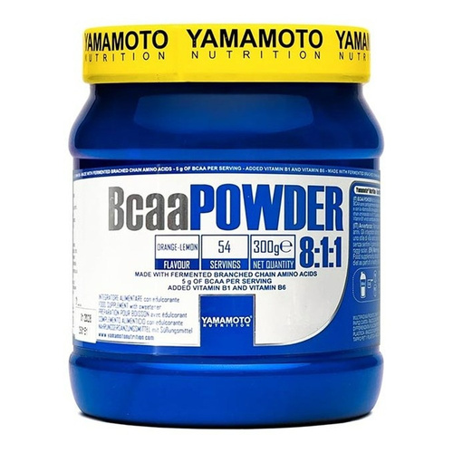 Yamamoto Nutrition BCAA Powder 8:1:1, Orange Lemon - 300g