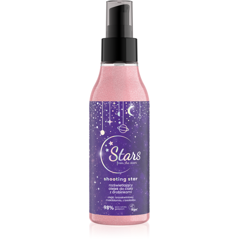 Stars from the Stars Shooting Star Rozświetlający Olejek do Ciała z Drobinkami 150ml