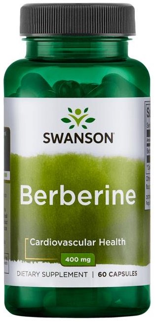 Swanson Berberine 400mg for Healthy Glucose Levels 60 Capsules