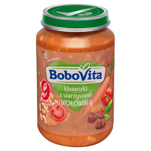 BoboVita Noodle Dish with Vegetables and Beef for Babies after 9 Months 190g
