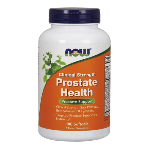 Now Foods Prostate Health Clinical Strength Wspiera Zdrowie Gruczołu Krokowego 180 Kapsułek