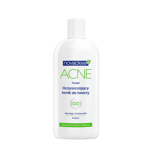 NovaClear Acne Oczyszczajacy Tonik do Twarzy dla Cery Tłustej i Mieszanej 150ml