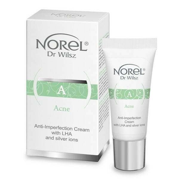 Norel Acne Anti Imperfection Cream with AHA and Silver Ions for Oily Skin 15ml