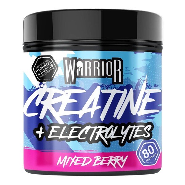 Warrior Creatine + Electrolytes, Mixed Berry - 360g