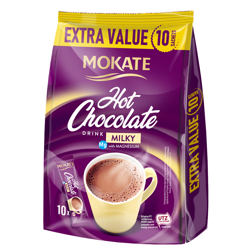 Mokate Hot Milk Chocolate with Magnesium and Aromatic Note 10x18g