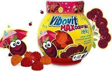 Vibovit Max Resistance Jelly Beans Elderberry Flavor 50pcs Best Before 28.11.24