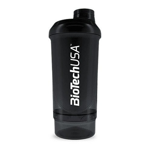 Wave+ Shaker, Black Smoke - 500 ml. (+ 150 ml.)