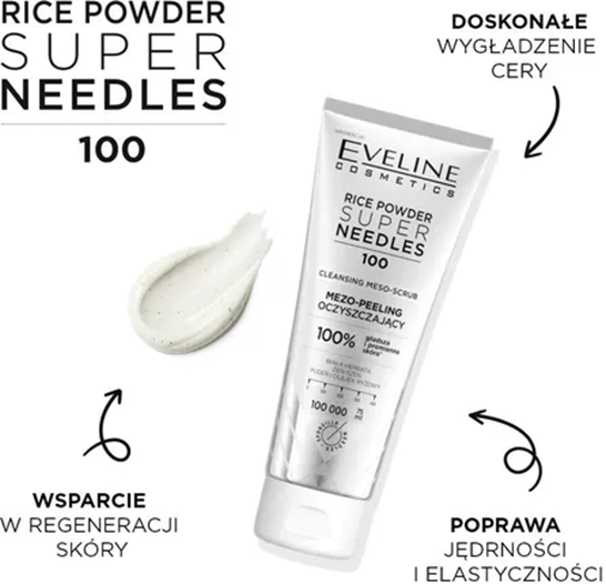 Eveline Super Needles Rice Powder 100 Mezo-Peeling Oczyszczający 75ml