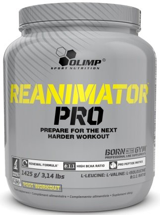 Olimp Nutrition Reanimator Pro Post-Workout Recovery Powder for Muscle Regeneration Fresh Apple 1425g