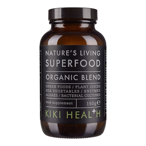 KIKI Health Nature's Living Superfood Green Alkalising Supplement For Digestive Support 150g