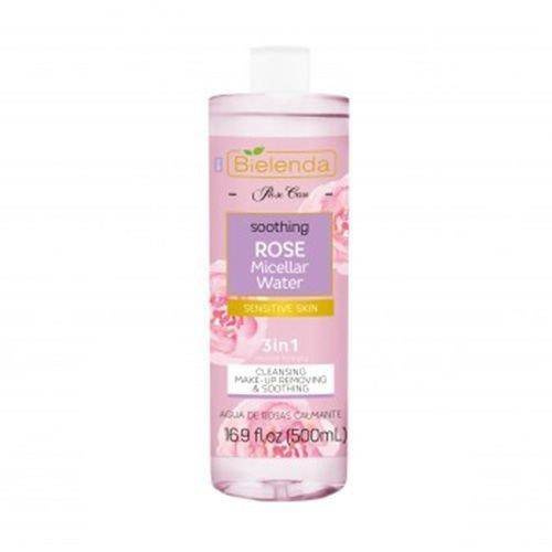 Bielenda Rose Care Wygładzający i Oczyszczający Różany Płyn Micelarny 3w1 do Wrażliwej Cery 500ml