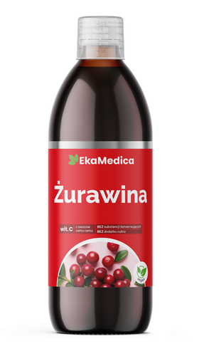 EkaMedica 100% Natural Cranberry Juice 500ml