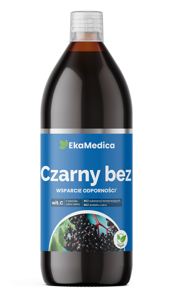 EkaMedica 100% Natural Elderberry Juice 1000ml