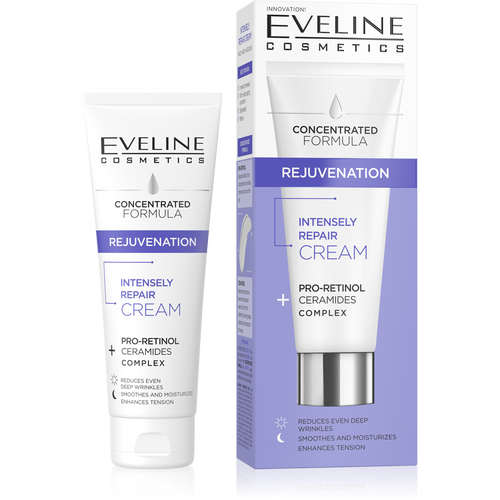 Eveline Concentrated Formula Rejuvenation Blue Repair Cream Pro Retinol Ceramides 50ml
