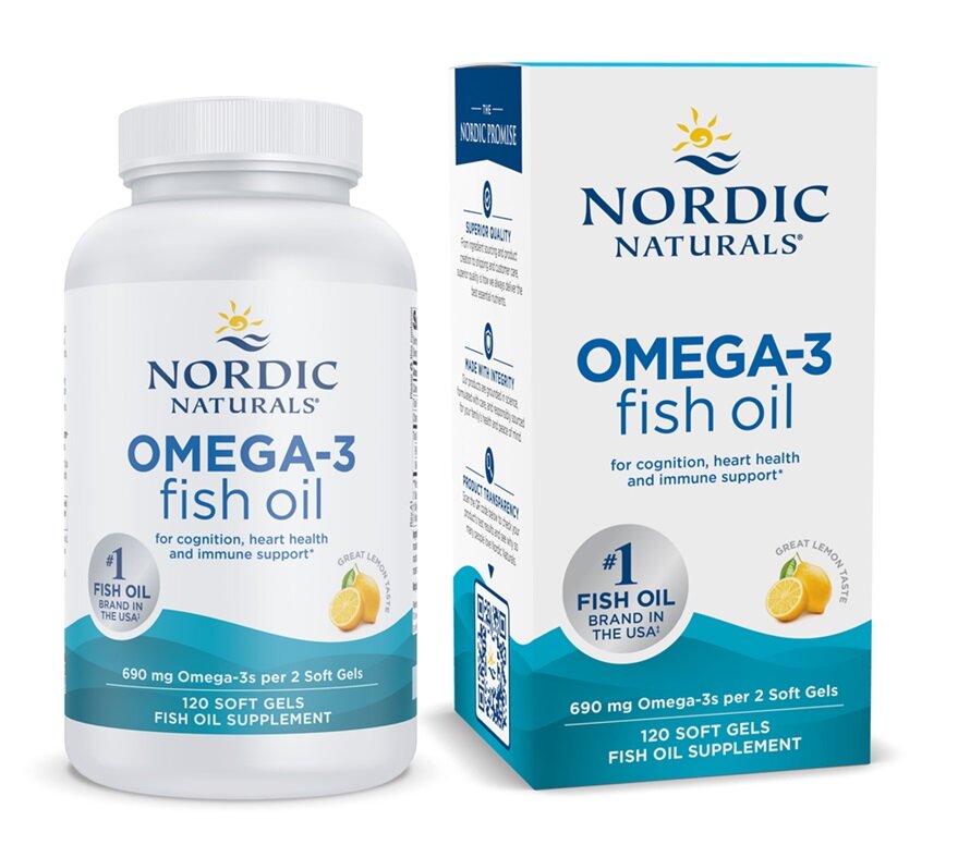 Omega-3, 690mg Lemon (EAN 768990891243) - 120 softgels