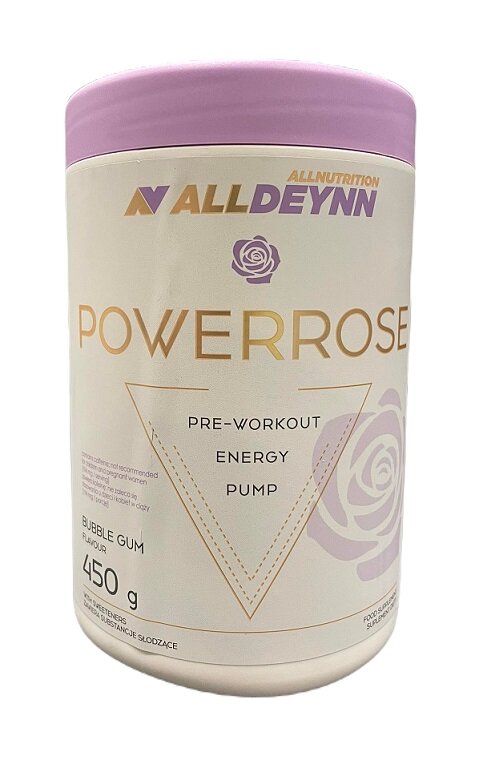 Allnutrition AllDeynn Powerrose Bubble Gum Formuła dla Kobiet Siła i Energia 450g