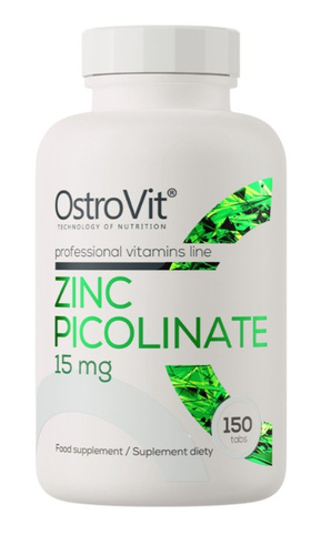 OstroVit Zinc Picolinate, 15mg - 150 tablets