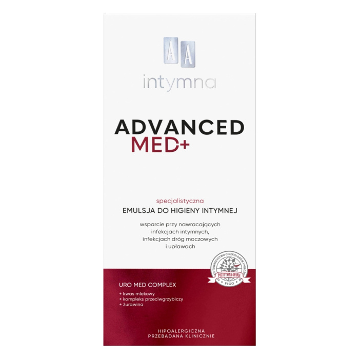 AA Intimate Med Advanced pH 3.5 Specialist Emulsion for Intimate Hygiene 300ml