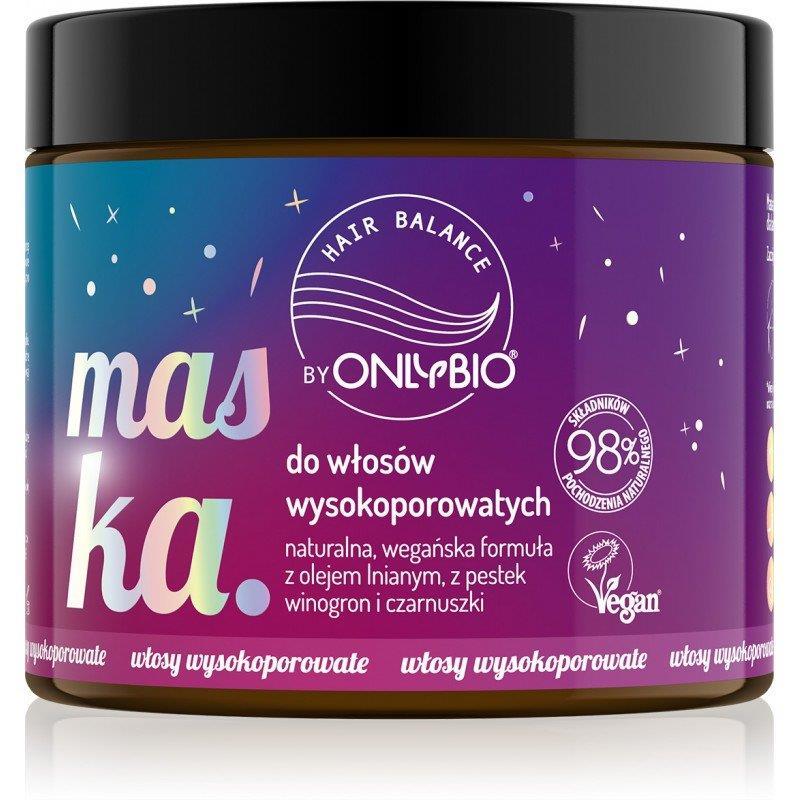 Onlybio  Hair In BalanceMask for High Porosity Hair with Linseed Oil and Black Cumin 400ml