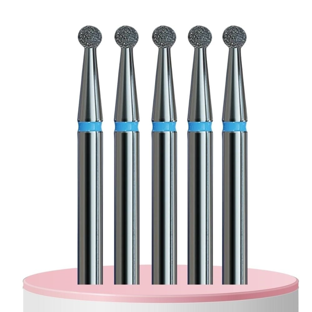 IQ Nails Professional Diamond Drill Bits Ball Shape 1.8mm 5 pcs