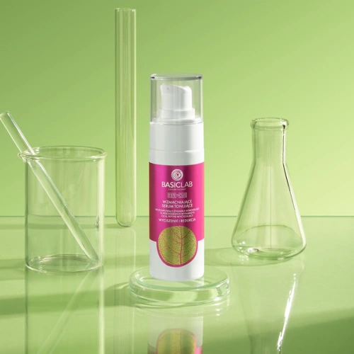 BasicLab Wzmacniające Serum Tonujące do Skóry Naczynkowej i Wrażliwej 30ml