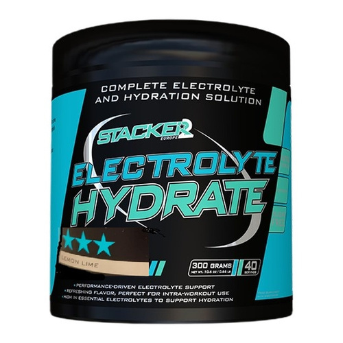 Stacker2 Europe Electrolyte Hydrate, Lemon Lime - 300g
