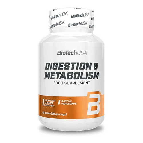 BioTechUSA Digestion & Metabolism Suplement Na Trawienie i Metabolizm 60 Tabletek