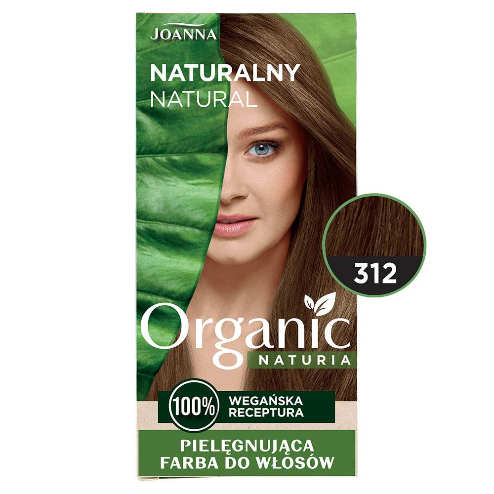 Joanna Organic Vegan Pielęgnująca Farba do Włosów 312 Naturalny 1 szt.