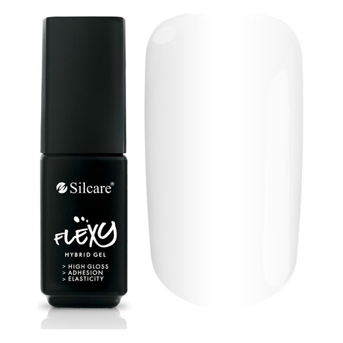 Silcare Flexy UV/LED Hybrid Nail Polish 01 Milky Pearl 4.5g