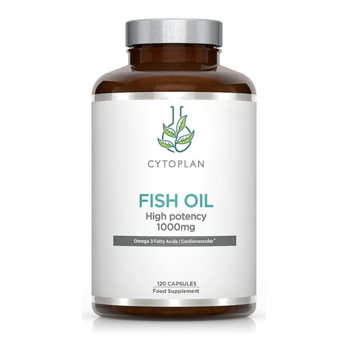 Cytoplan Fish Oil High Potency Omega 3 EPA and DHA 120 Capsules