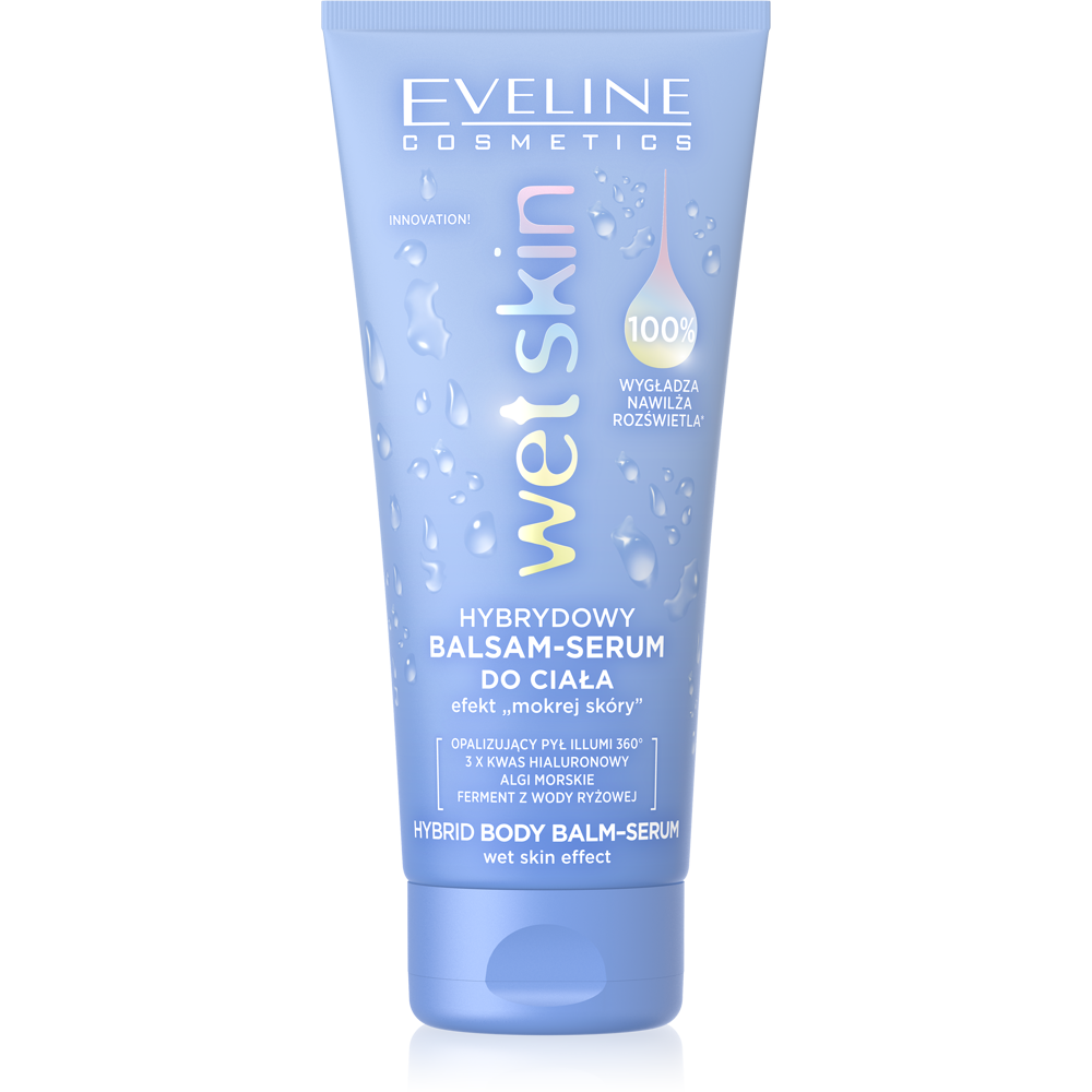 Eveline Wet Skin Hybrydowy Rozświetlający Balsam-Serum do Ciała 200ml