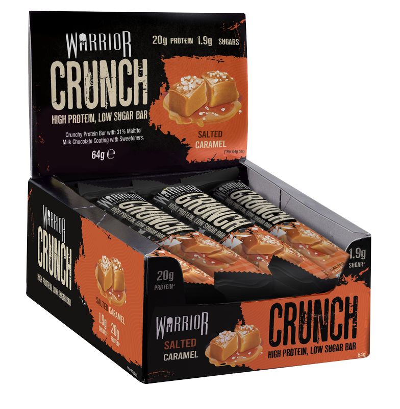 Crunch Bar, Salted Caramel - 12 bars