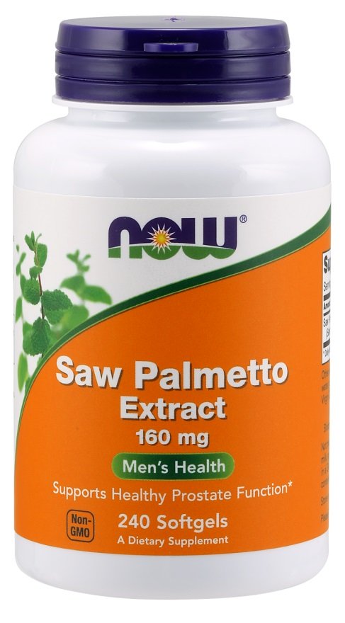 NOW Foods Palma Sabałowa Ekstrakt 160mg Na Zdrowie Prostaty 240 Kapsułek
