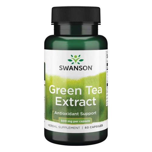 Swanson Green Tea 500mg for Antioxidant Support 60 Capsules