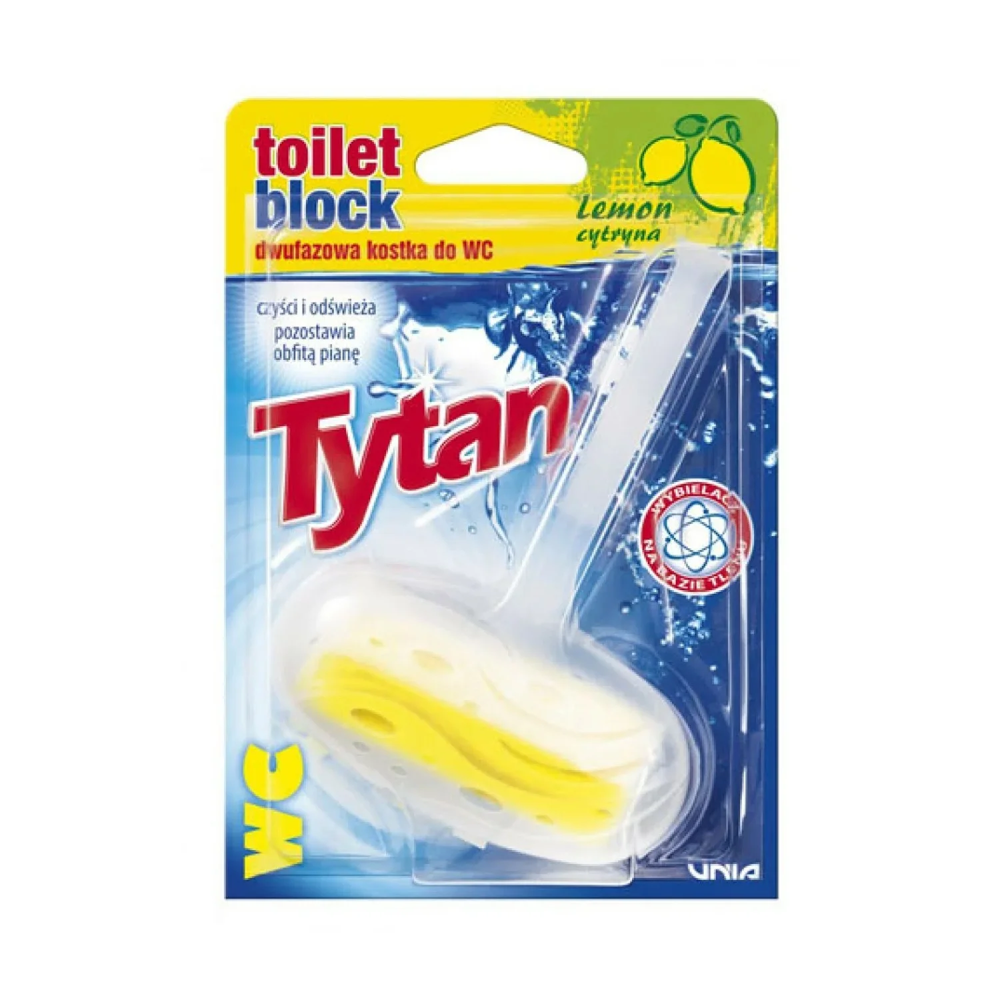 Tytan WC Toilet Block Two-Phase Lemon 40g