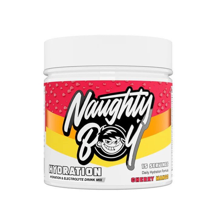 Naughty Boy Hydration Elektrolity w Proszku na Nawodnienie Wiśnia Mango 127g