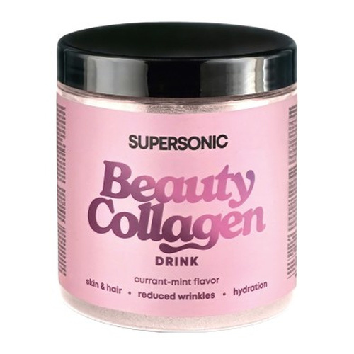 Supersonic Collagen Beauty Drink o Smaku Porzeczka-Mięta 180g