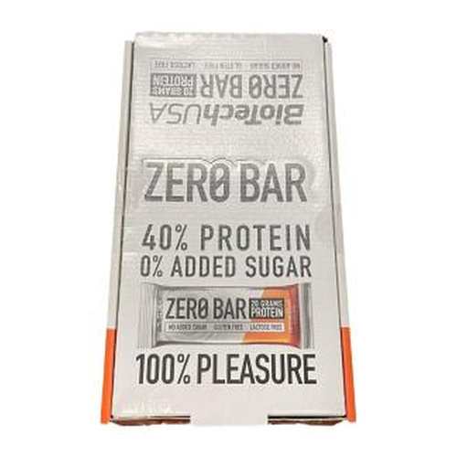 BioTechUSA Zero Bar Protein Bar, Chocolate-Caramel 20 x 50g