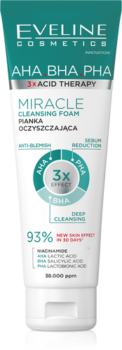 Eveline Acid Therapy Cleansing Foam for Problematic Skin 140ml