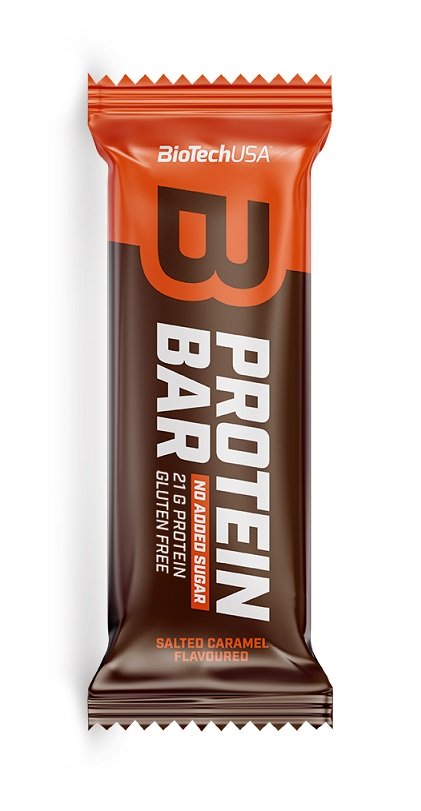 BioTechUSA Baton Proteinowy Słony Karmel Wysokobiałkowa Przekąska 16 x 70g