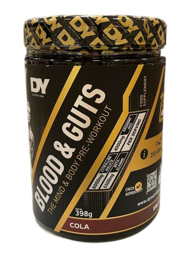 Dorian Yates Blood and Guts Pre-workout For Energy and Endurance 398g