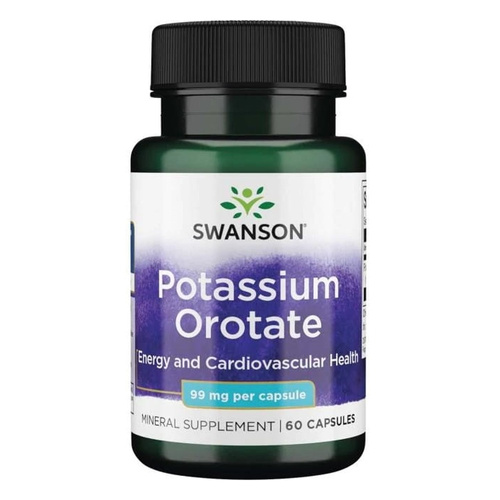 Swanson Potassium Orotate, 99mg - 60 caps
