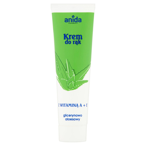 Anida Glicerynowo-Aloesowy Krem do Rąk z Witaminami A i E 100ml