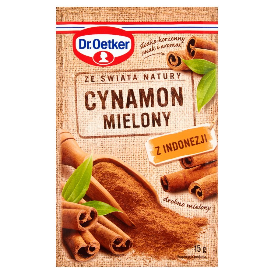 Dr. Oetker from World Ground Cinnamon from Indonesia with Intense Aroma 15g