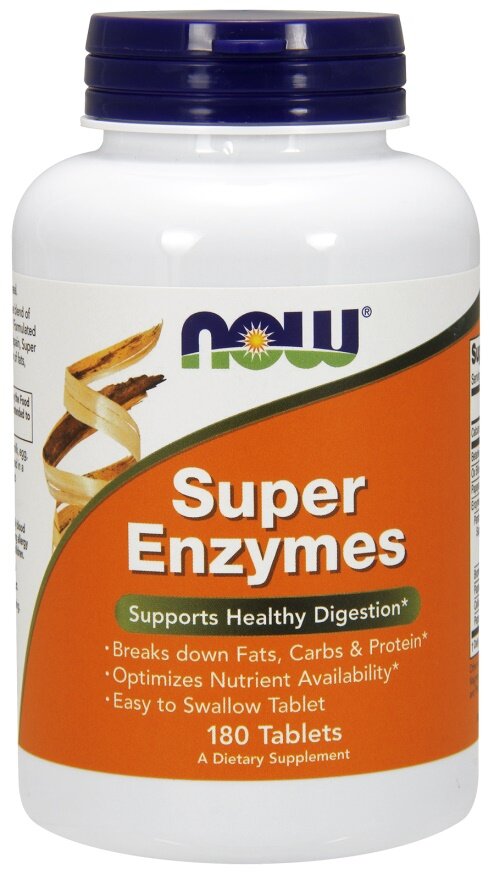 Now Foods Super Enzymes 180 Tablets