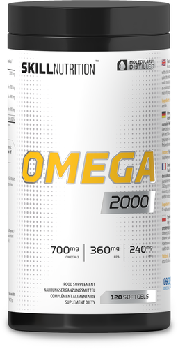 Skill Nutrition Omega 2000 Wsparcie Serca i Mózgu 120 kapsułek