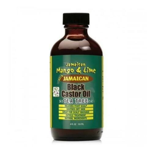 Jamaican Mango & Lime Black Castor Oil Tea Tree Soothing Dry Skin Oil 118ml